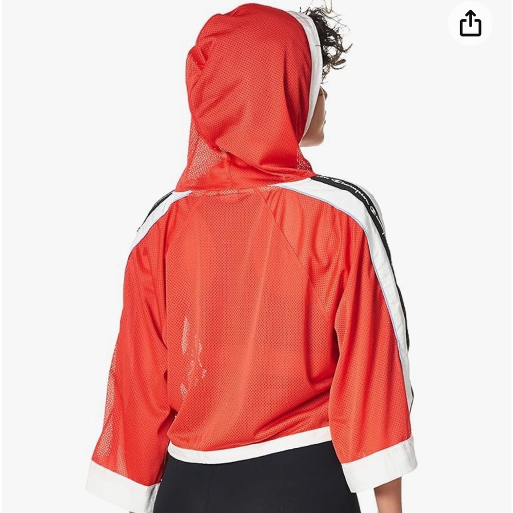 Price for 1 red Champion bell sleeve mesh hoodie - Picture 5 of 5